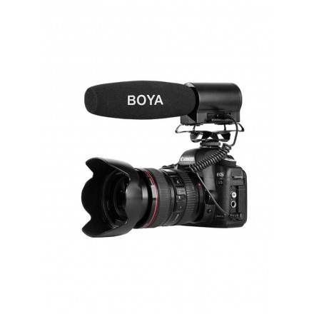 Микрофон с ручным управлением и встроенным флэш-рекордером Boya BY-DMR7 Микрофон с ручным управлением и встроенным флэш-рекордером Boya BY-DMR7